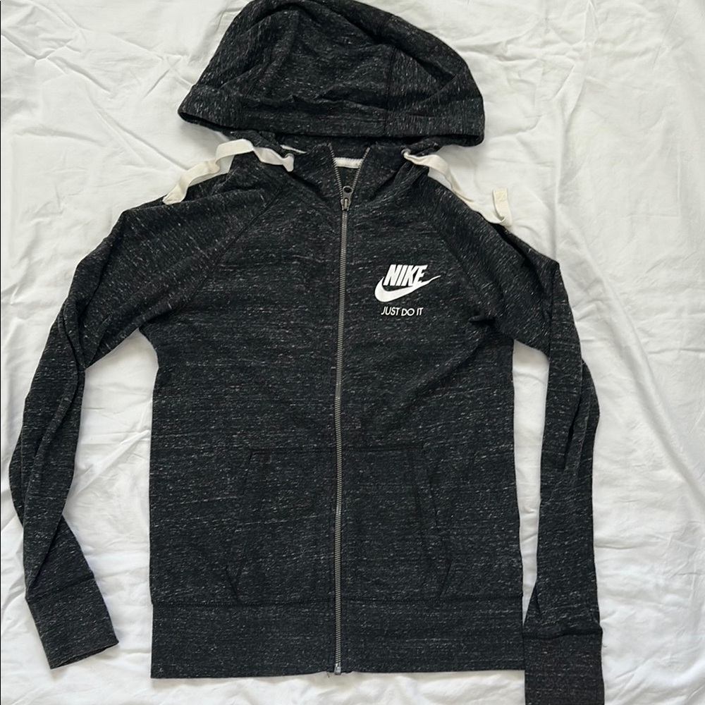 Nike Dark Charcoal Zip-Up Hoodie